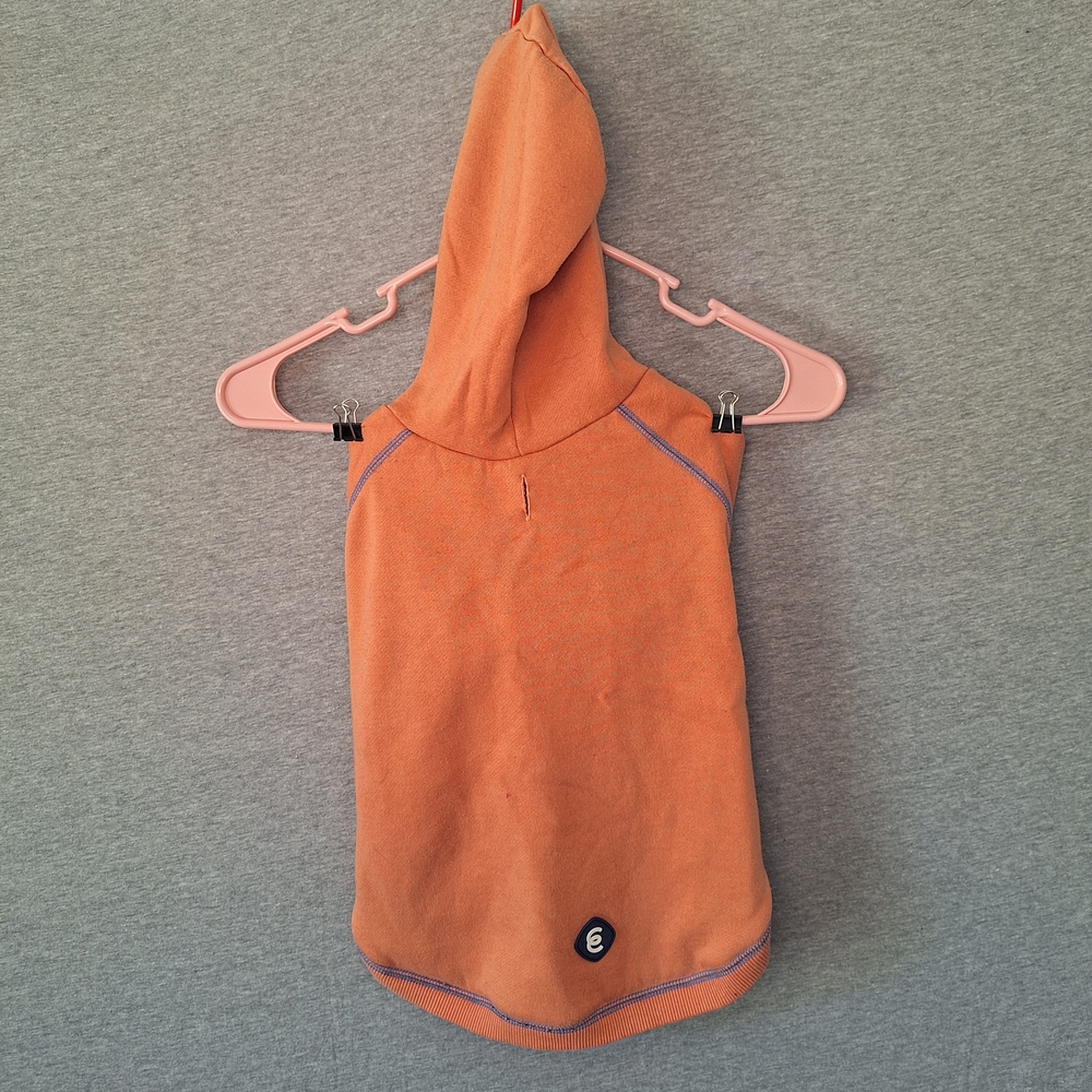 Blueberry Cozy Small Dog Hoodie With Leash Hole - Picture 8 of 14